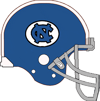 North Carolina Tar Heels 1967-1977 Helmet Logo iron on transfers for clothing